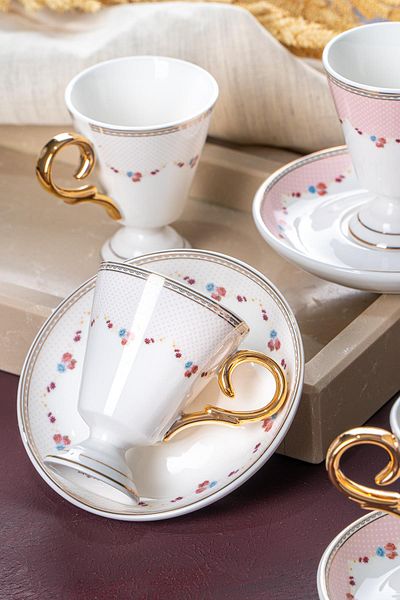 ACAR Gemma 6-Person Coffee Cup Set - 90 ml