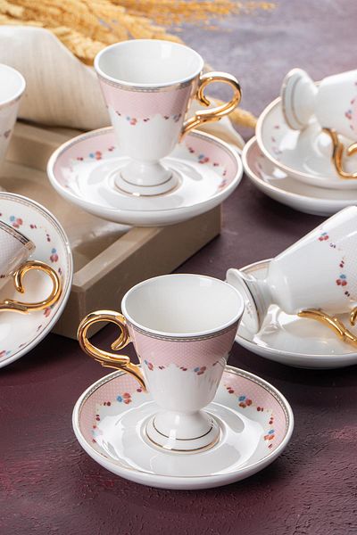 ACAR Gemma 6-Person Coffee Cup Set - 90 ml