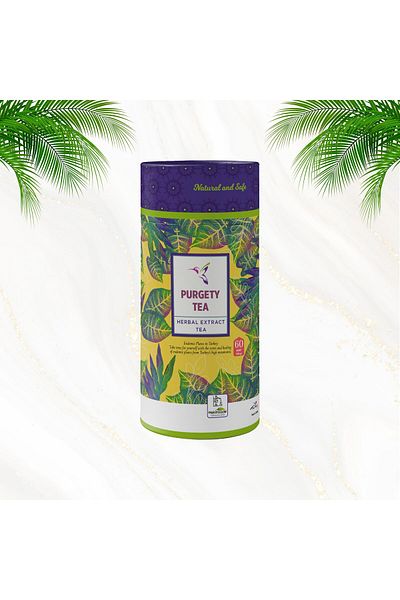 Hekimzade PURGETY TEA PACKAGE TEA - Herbal Mixture Containing Cedar Leaves 60 Pieces (3gr)