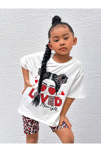 BENROMA 1 tricou este un cadou pentru achiziții de 6 și mai sus în coș - Tricou pentru copii cu imprimeu Loved