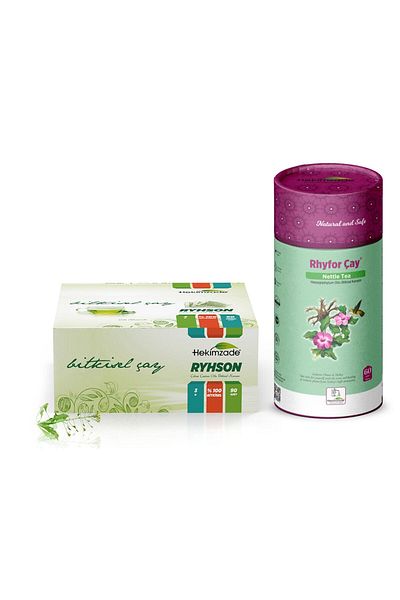 Hekimzade Ryhfor & Ryhson - Herbal Package Tea with Harpagol Herb - 60 Pieces (3gr)
