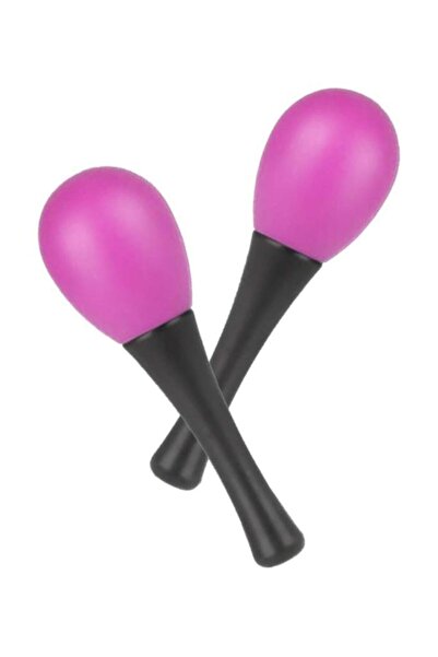 Midex Orf-MRC-06PL Örf Aletleri Mor Marakas Plastik Maracas 2 Adet (Çift)