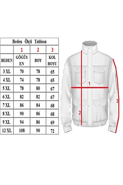 FaLa Jeans Erkek Lacivert Büyük Beden Kışlık Pilot Mont 96076