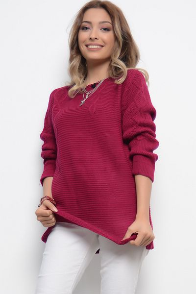 AVORWE Pulover de tricotaj cu model inversat