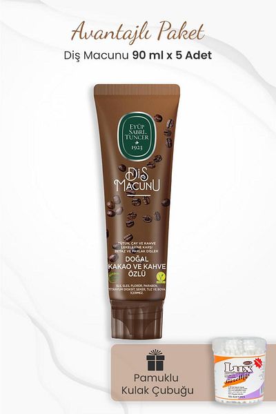 Eyüp Sabri Tuncer Buy 5 Pay 4 Toothpaste with Cocoa and Coffee Extract