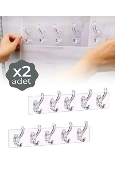 Kitchen Pembelia 2 Adet Şeffaf Güçlü Kendinden Yağışkanlı Kapı Duvar Mutfak B...