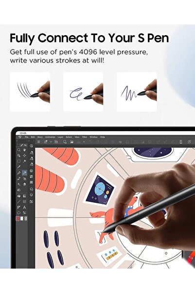 NANOSPACE 5 عبوات متوافقة مع Samsung Galaxy Tab - S7/S9/S8+/S9 Ultra /Note10/Note10+/Note20