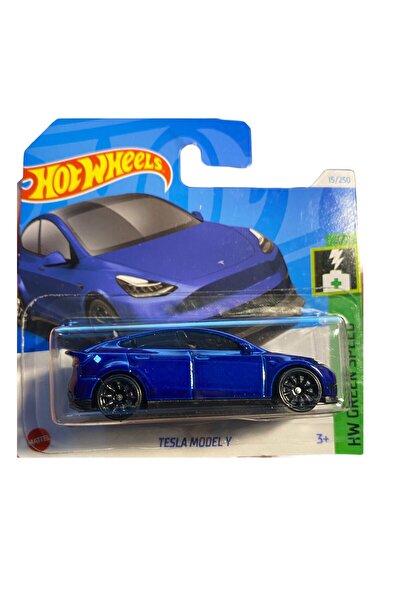 HOT WHEELS TESLA MODEL Y HW GREEN SPEED 3/10