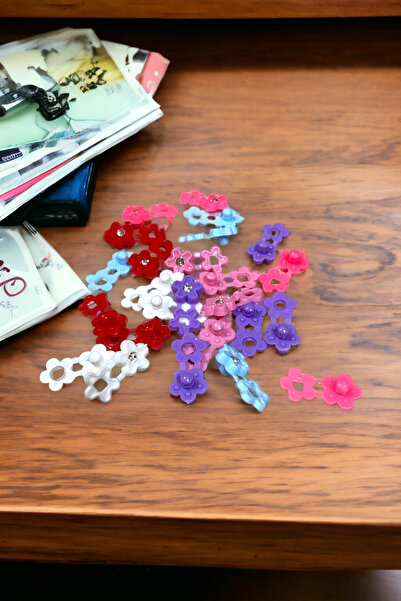 AYMETA Kadın 12’li Renkli Saç Süsü Toka