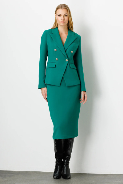 Ekol Blazer Buttoned Jacket Design