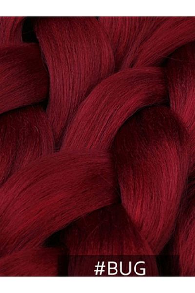 X-Pression Synthetic Hair Bug Red For African Braid & Rasta