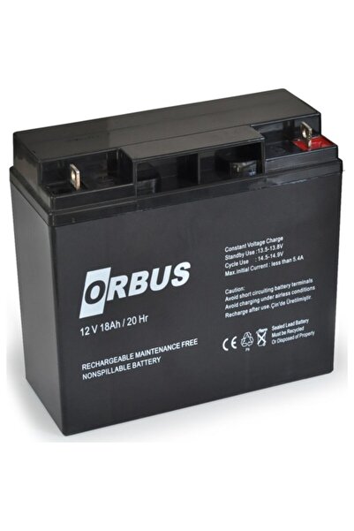 ORBUS 12V 18 Ah Kuru Akü UPS ve Alarm Sistemleri