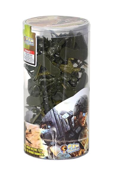 Numaca Vakumda Asker Seti Yeşil Asker Figürleri Kaliteli Plastik Oyuncak Aske...