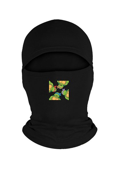 herotasarım Ninja Bll4473 Fleece Snow Mask - Σχέδιο χελώνες