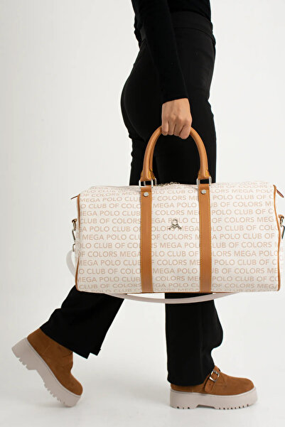 MEGA ÇANTA MEGA POLO Unısex Hostes Valiz Seyahat Tatil Spor Hastane El Ve Omuz Çantası Spor çanta