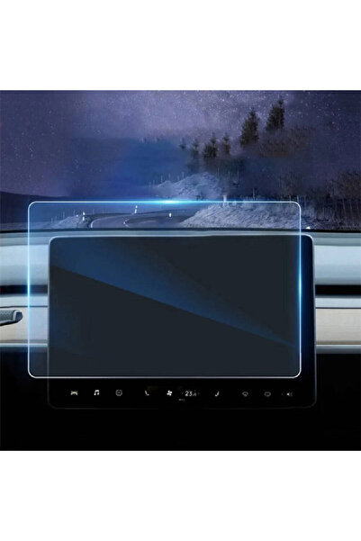 Nezih Case Tesla Model Y / Model 3 Araç Multimedya Sistemi Temperli Cam Ekran...