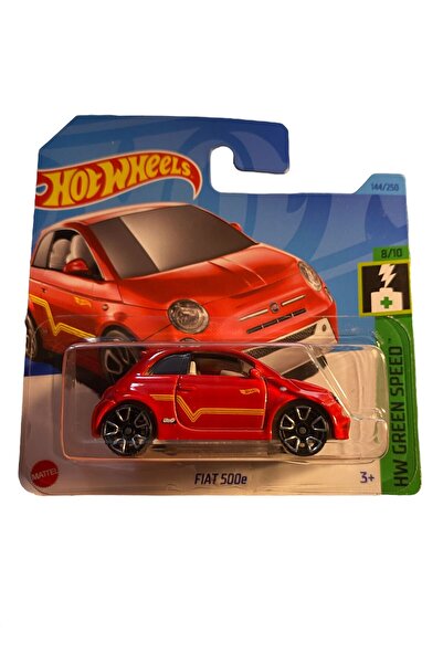 HOT WHEELS FIAT 500e HW GREEN SPEED 8/10