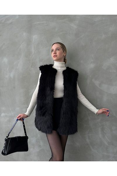 Butik Beyza Lined Fur Vest