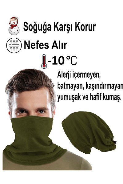herotasarım Polar Bartman Neck Collar Beret - Bll4546