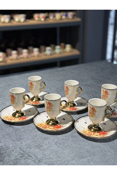 ACAR Luxury Porcelain 6-Piece Cup Set