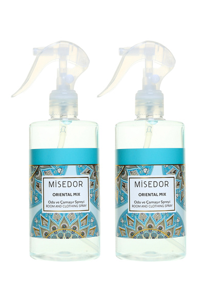 Misedor 2 Li Set Oriental Mix Oda ve Çamaşır Parfümü 330 ml