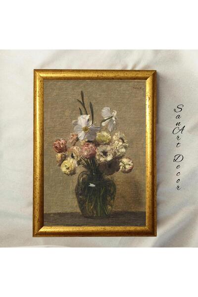 Sanart Pictură de epocă, pictură în ulei, pictură înrămată, decor artistic, p...
