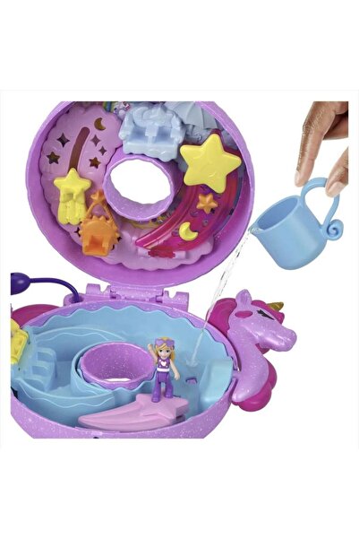 mattel HKV34 Polly Pocket Unicorn Temalı Oyun Seti