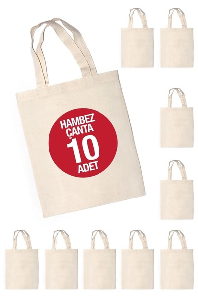 çiftçioğlu Çiftçioğlu 10 Adet Düz Hambez Çanta 35x40