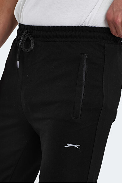 Slazenger OLUFTEN I Erkek Cepli Siyah Eşofman Altı