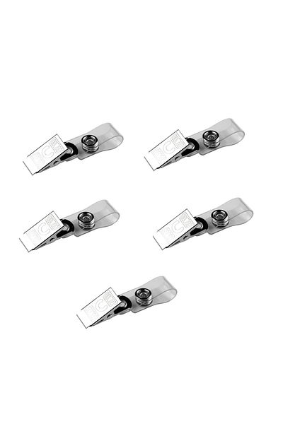 Bigpoint Metal Clip Transparent Strap 5 Pieces