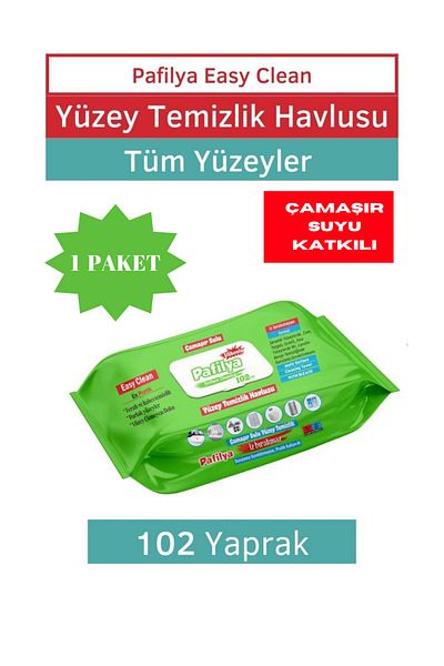 Pafilya Easy Clean Surface Cleaning Towel with Bleach 1x102 (102 Sheets)