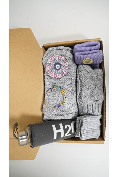 Huge Home Birthday Gift for Sister, Scarf Beanie Gloves Set, Gift Set for Mother