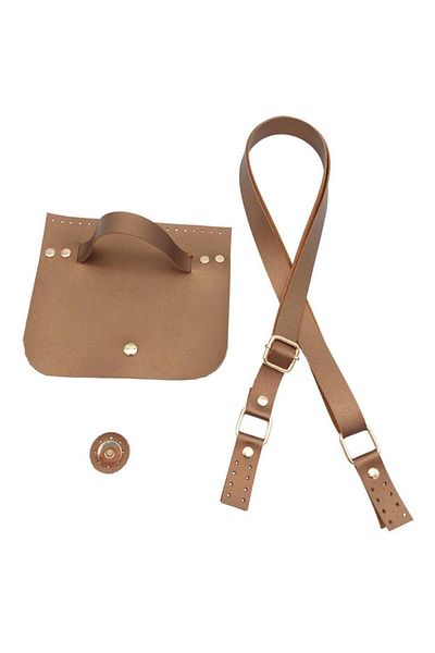angel çanta aksesuar Αξεσουάρ Angel Bag Τεχνητό δέρμα Aysan Μοντέλο Ρυθμιζόμενη λαβή Χάλκινο Σετ τσάντας Ανοιχτόχρωμο μεταλλικό