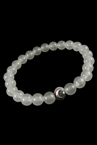 Tesbih Atölyesi Cat's Eye Bracelet with Highlight in the Dark