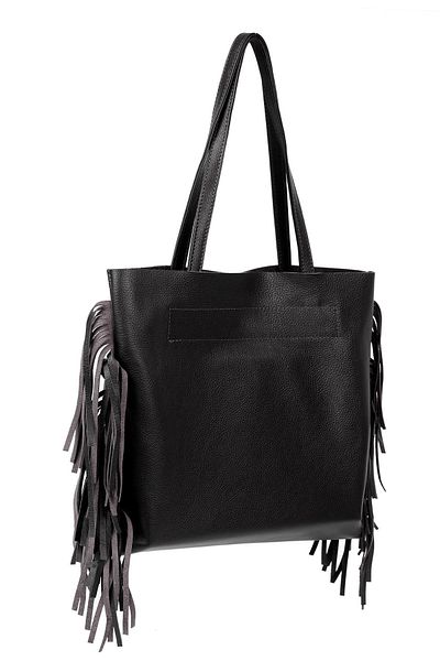 Ysmn Genuine Leather Tassel Shoulder Bag YC012037DRL