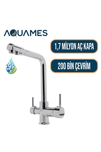 Aquames 3 Yollu Kare Krom Batarya