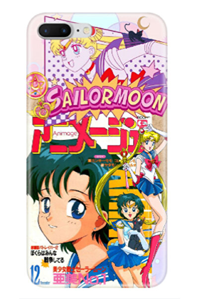 Newon حافظة هاتف آيفون 8 بلس/7 بلس بحار القمر القمر المحارب مطبوعة