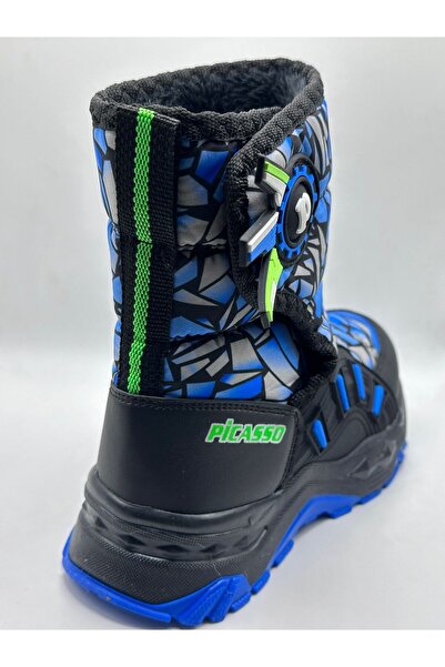 Picasso Çocuk Karbot Içi Yünlü Kız Erkek Bot