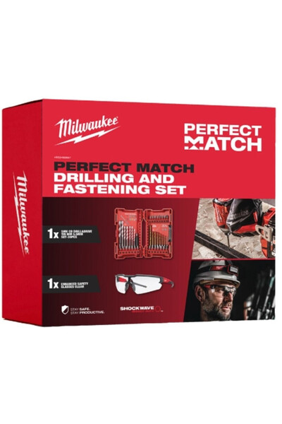 Milwaukee Perfect Match Shockwave Set Gözlük Hediyeli 4932492657