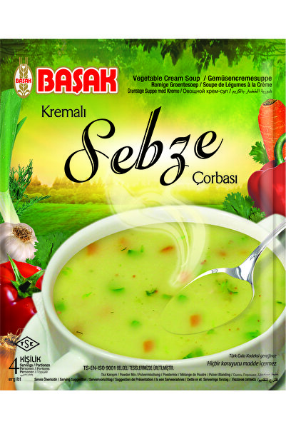 BAŞAK Hazır Çorba-Kremalı Sebze 65 gr.12 adet