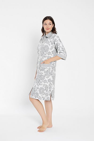 Nuşa Φόρεμα από βαμβακερό Jacquard Bambo με φερμουάρ