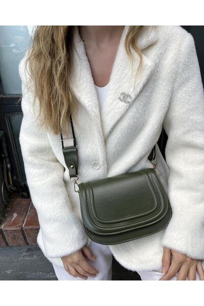 Tina Kanvas Askılı Rugan Çanta Haki