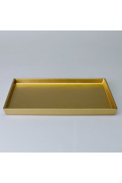 Selim Diora Rectangular Large Tray Gold