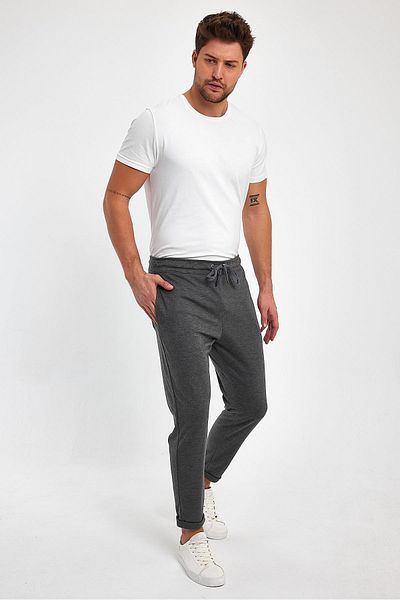 ALEXANDERGARDI LACE-UP DUBLE TROUSERS WITH ELASTIC WAIST (E23-50902)