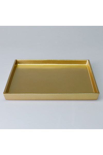 Selim Diora Square Large Tray Gold