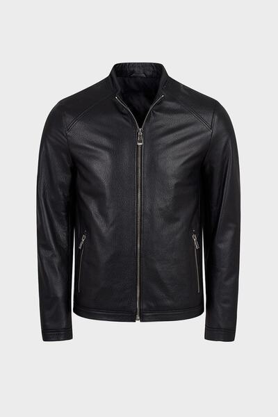 LİDYA DERİ Men's Genuine Leather Coat