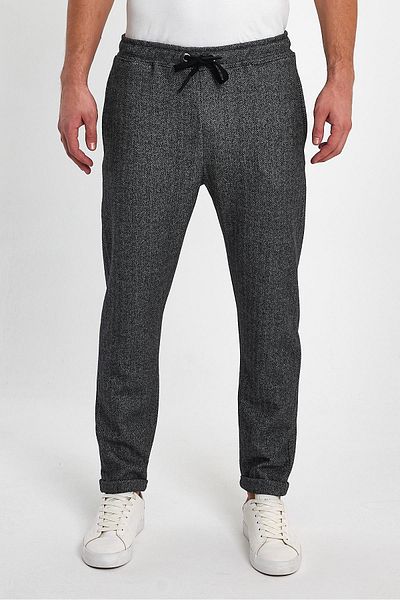 ALEXANDERGARDI LACE-UP DUBLE TROUSERS WITH ELASTIC WAIST (E23-50902)