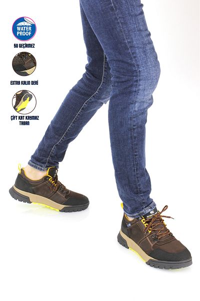 Scootland Men's Sports Style Waterproof Winter Ankle Boots