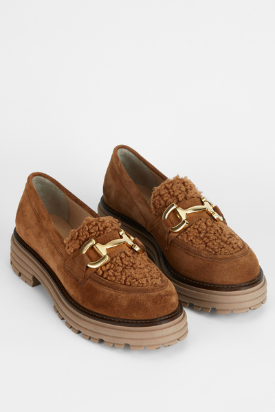 Tamer Tanca Γυναικεία Loafer Shoes από γνήσιο δέρμα 33 75005 Bn Ayk Sk23/24