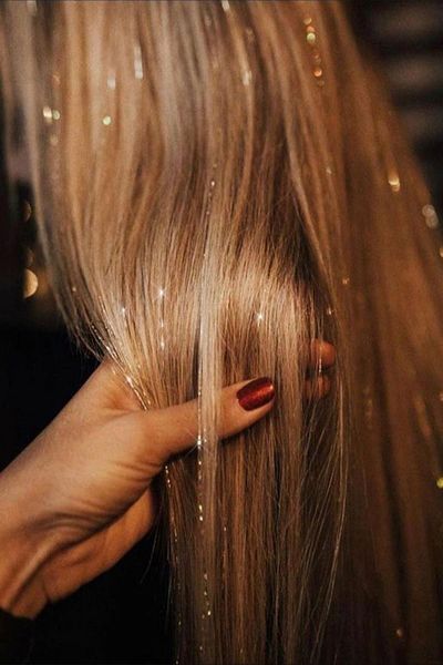 BAHELS Viral Silver Hair Tinsel 50 cm